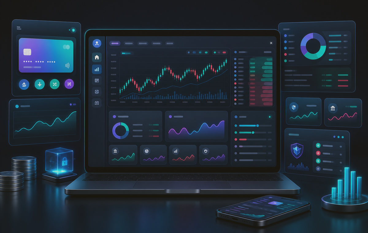 Fintech admin risk and compliance dashboard