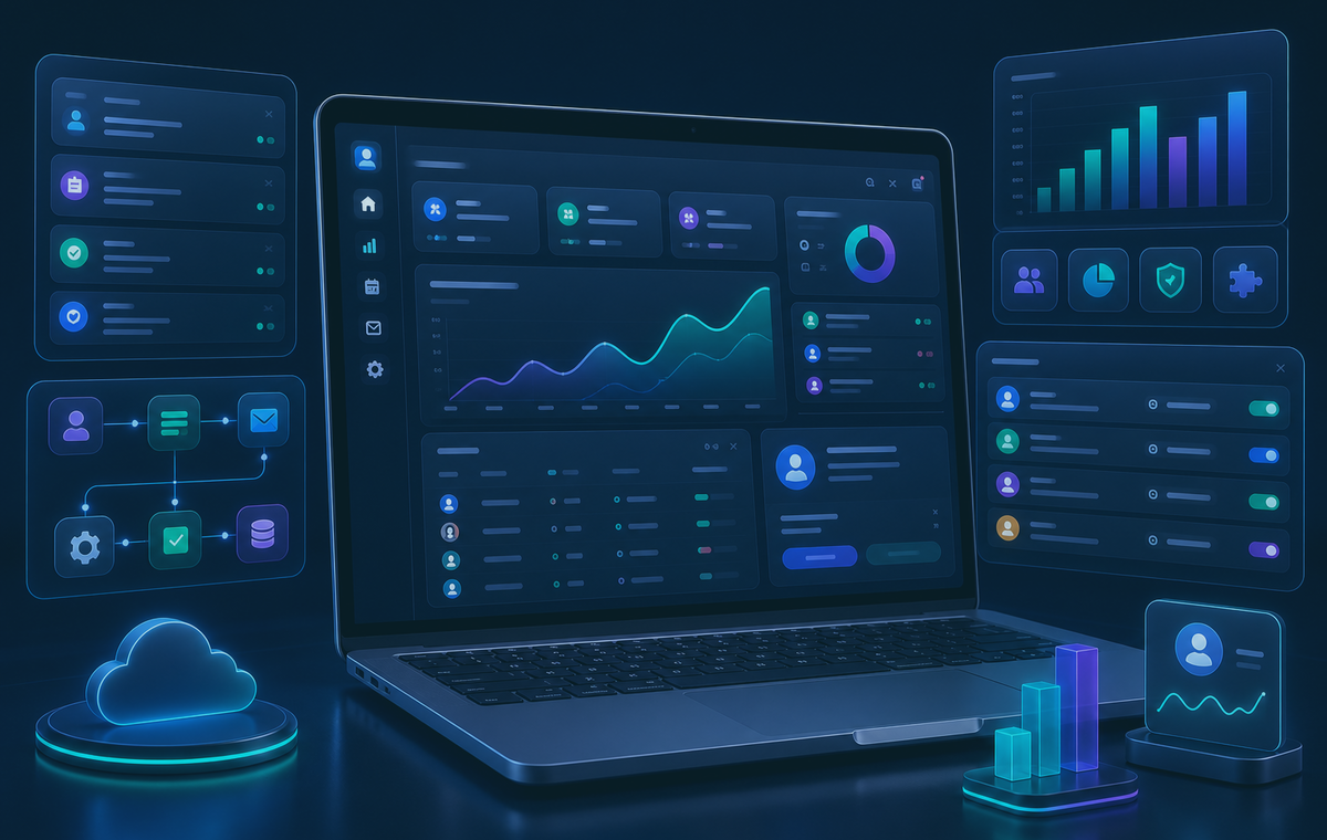 SaaS subscription product dashboard